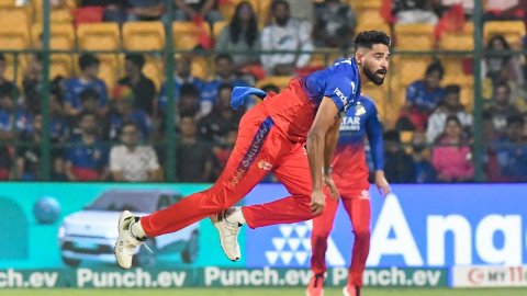 Bengaluru : IPL match between Royal Challengers Bengaluru and Punjab Kings