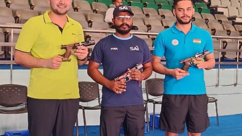 Bhavesh, Simranpreet win second 25m Pistol Olympic Selection Trials