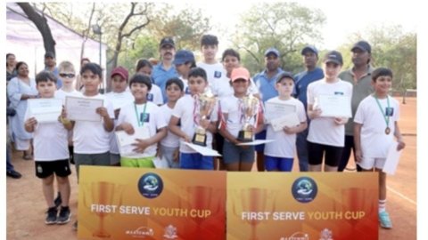 First Serve NGO partnered with The Claridges and Maxtennis Academy to empower young tennis players