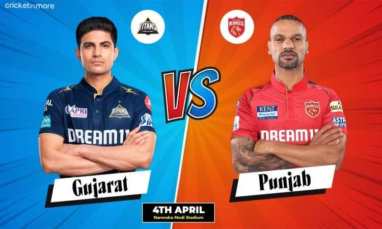 IPL 2024: गुजरात टाइटंस बनाम पंजाब किंग्स, यहां देखें Head to Head Record