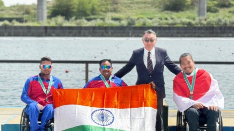 Indian Para-Canoeist Jaideep dominates in Asian Championship at Tokyo, wins gold medal