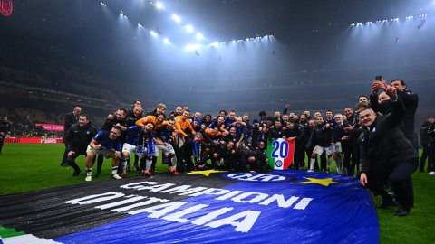 Inter celebrate 20th Serie A title in Milan Derby