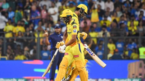 IPL 2024: Gaikwad, Dune fifties, Dhoni cameo help Chennai Super Kings reach 206/4 vs MI