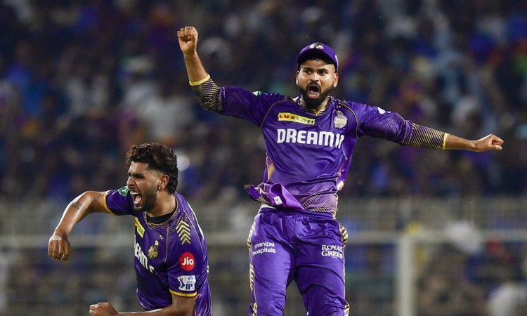 IPL 2024: Iyer, Salt, Russell star as KKR survive Karn scare to beat RCB by one run (ld)