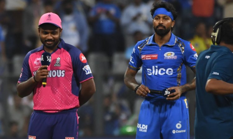 IPL 2024: Rajasthan Royals win toss, elect to bowl first against Mumbai Indians
