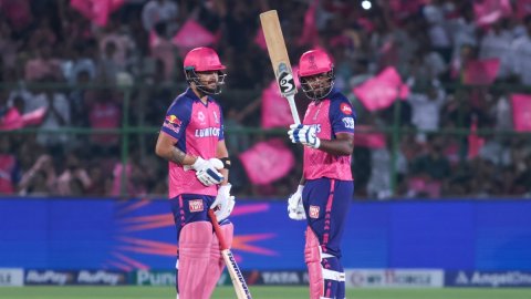 IPL 2024: Samson, Parag half-centuries lift Rajasthan to 196 for 3 against Gujarat