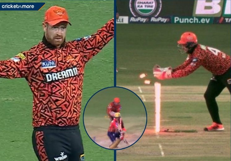 IPL 2024: Heinrich Klaasen Brilliantly Stumps Shikhar Dhawan Watch Video! அபாரமான ஸ்டம்பிங் செய்து மிரட்டிய ஹென்ரிச் கிளாசென் - வைரல் காணொளி!