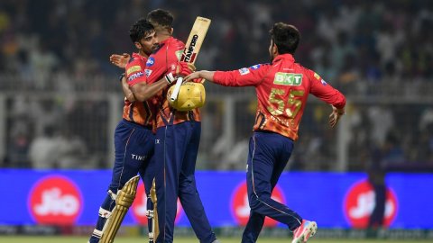 Kolkata: IPL match between Kolkata Knight Riders and Punjab Kings at Eden Gardens