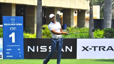 Manu Gandas shines on day three to grab sole lead