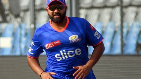 Mumbai: Players of Delhi Capitals and Mumbai Indians during a practice session