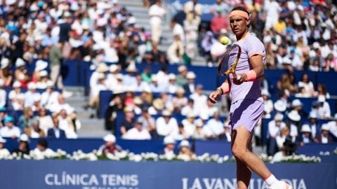 Rafael Nadal makes winning return in Barcelona