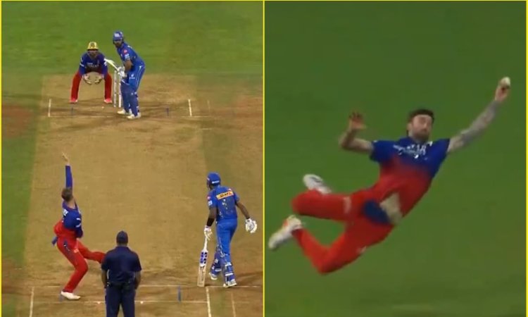 REECE TOPLEY ने पकड़ा रोहित शर्मा का बवाल कैच, सुपरमैन बनकर लपका लिया था बॉल; देखें VIDEO