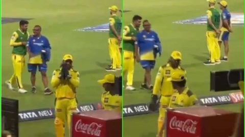 MS Dhoni ने किसके सामने जोड़े हाथ? LSG से मिली हार के बाद वायरल हुआ Thala का VIDEO