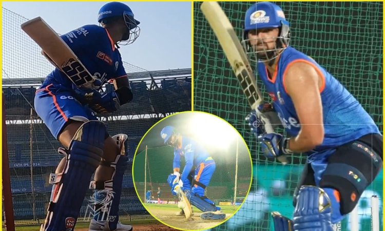NETS में तोड़ा फोड़ी कर रहे हैं Mumbai Indians के बल्लेबाज़, अब तक तोड़ चुके हैं 40 हजार रुपये के कै