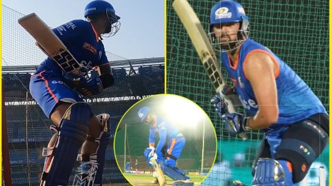 NETS में तोड़ा फोड़ी कर रहे हैं Mumbai Indians के बल्लेबाज़, अब तक तोड़ चुके हैं 40,000 रुपये के कैम