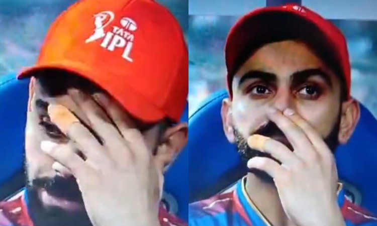 Virat Kohli फिर हुए परेशान, आरसीबी की हालत देखकर चेहरे पर छलका दर्द; देखें VIDEO