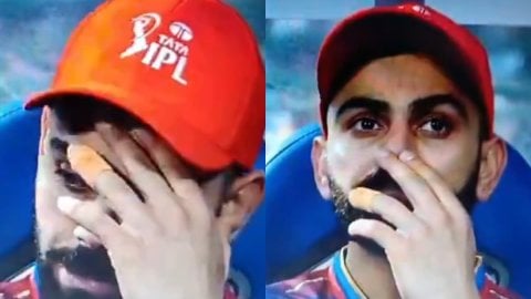 Virat Kohli फिर हुए परेशान, आरसीबी की हालत देखकर चेहरे पर छलका दर्द; देखें VIDEO