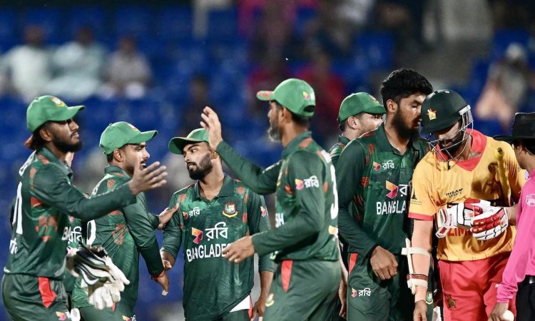 Bangladesh seal T20 series with nine-run win over Zimbabwe