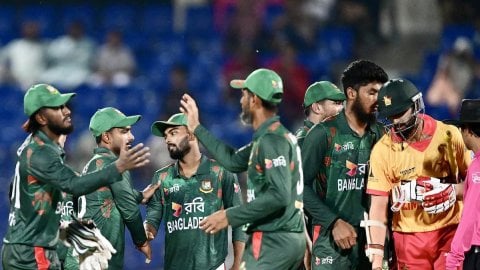 Bangladesh seal T20 series with nine-run win over Zimbabwe