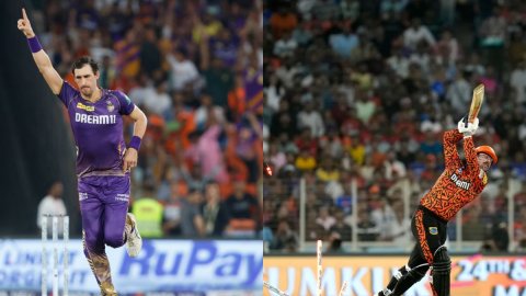 IPL 2024, Qualifier 1: स्टार्क ने हिलाई SRH की जड़े, हेड को पहले ही ओवर में 0 पर कर डाला क्लीन बोल्ड,