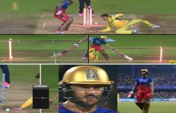 IPL 2024: मैच में मचा बवाल, थर्ड अंपायर द्वारा फाफ को विवादस्पद रूप से दिया आउट? देखें video