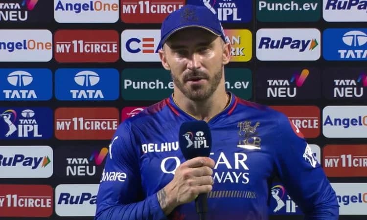 'We Changed The Method' - Faf Du Plessis Opens Up On RCB's Winning! எங்களது வெற்றியை நாங்கள் இப்படியே தொடர விரும்புகிறோம் - ஃபாஃப் டூ பிளெசிஸ்!