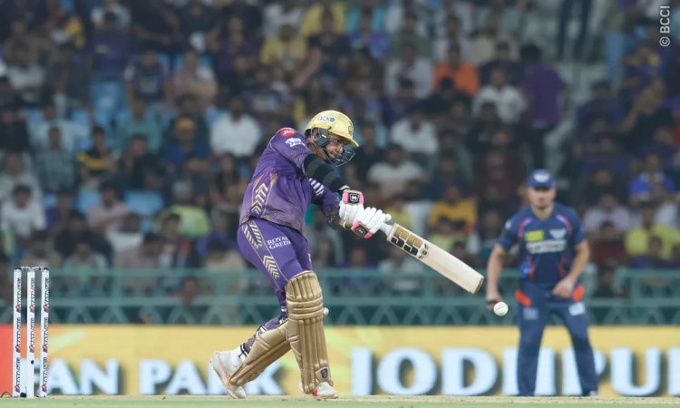 नारायण ने इकाना क्रिकेट स्टेडियम में जड़ा विस्फोटक अर्धशतक, कोलकाता ने की रिकॉर्ड्स की बारिश 