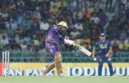 नारायण ने इकाना क्रिकेट स्टेडियम में जड़ा विस्फोटक अर्धशतक, कोलकाता ने की रिकॉर्ड्स की बारिश 
