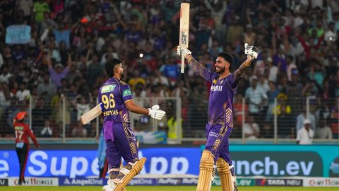 Ahmedabad: IPL Match Between Kolkata Knight Riders and Sunrisers Hyderabad