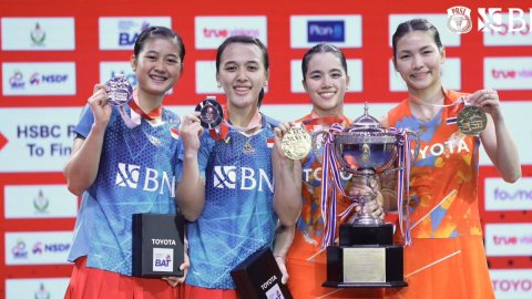 Badminton: China's young pair wins mixed doubles title at Thailand Open