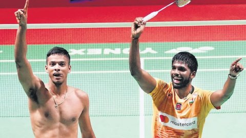 Badminton: Satwik-Chirag claims top spot in latest men’s doubles BWF rankings