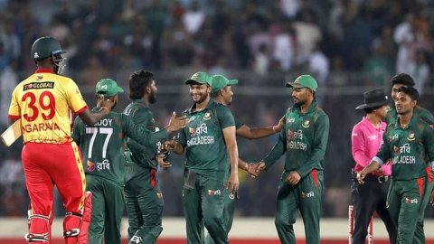 BAN vs ZIM, 4th T20I: பரபரப்பான ஆட்டத்தில் ஜிம்பாப்வேவை வீழ்த்தியது வங்கதேசம்!