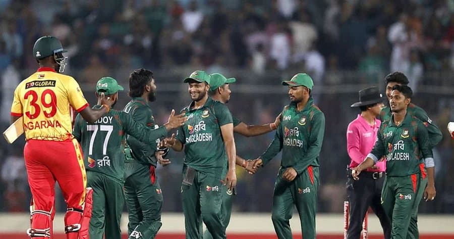 BAN vs ZIM, 4th T20I: பரபரப்பான ஆட்டத்தில் ஜிம்பாப்வேவை வீழ்த்தியது வங்கதேசம்!