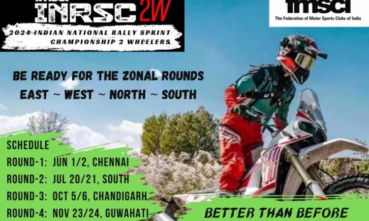 Chennai to host FMSCI Indian National Rally Sprint Championship 2024