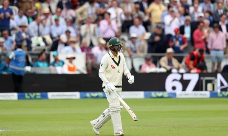 Cummins & Australia team revealed to be against the idea of Lyon batting with injured calf in Lord’s