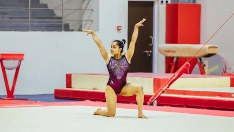 Dipa Karmakar becomes first Indian gymnast to win gold medal at Asian Championships