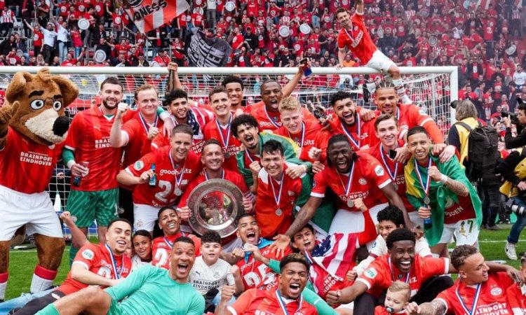 Football: PSV clinch 25th Eredivisie title, first in six years