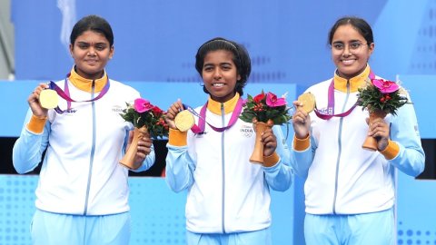 Hangzhou: Compound archery team event at the 19th Asian Games
