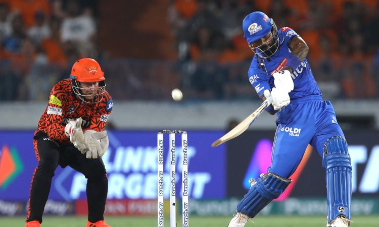 Hyderabad : Indian Premier League cricket tournament between between Sunrisers Hyderabad and Mumbai 