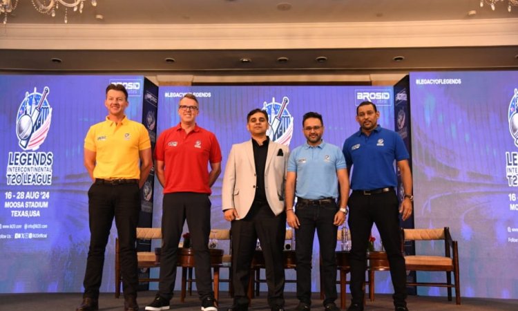 Inaugural Legends Intercontinental T-20 League to take place from August 16 to 28 in Texas