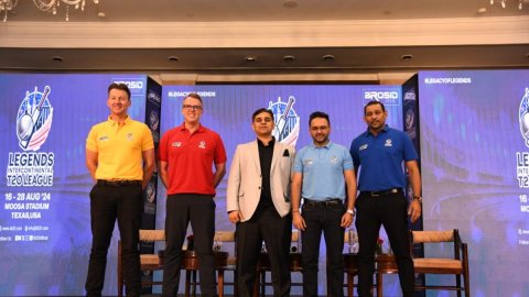 Inaugural Legends Intercontinental T-20 League to take place from August 16 to 28 in Texas