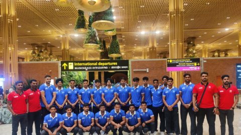 Indian junior men’s and women’s hockey teams leave for tour of Europe