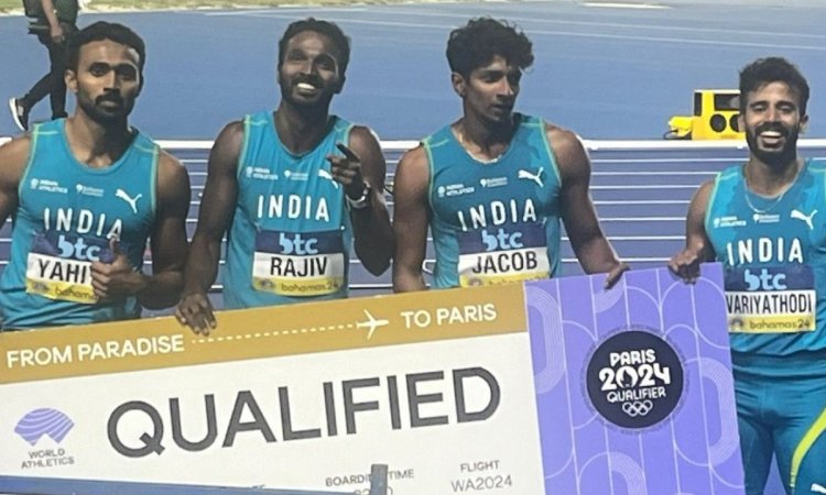 Indian relay teams book Paris 2024 berth in Bahamas