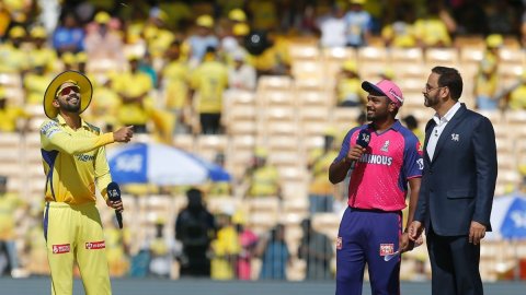 IPL 2024: Rajasthan Royals opt to bat first against Chennai Super Kings