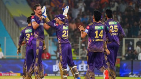 IPL 2024: Starc's three-wicket haul restricts Hyderabad to 159 against KKR in Qualifier 1