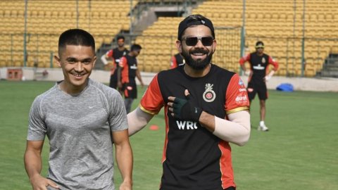 Kohli feels 'proud' of Chhetri's decision to hang his boots; AIFF, BCCI congratulate on skipper's st