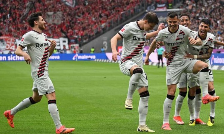 Leverkusen crush Frankfurt to extend unbeaten run in Bundesliga