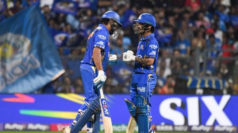 Mumbai: IPL match between Mumbai Indians and Royal Challengers Bengaluru at Wankhede Stadium