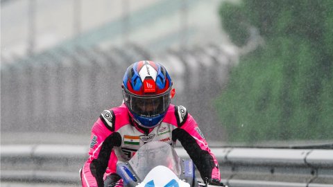 Remarkable debut for India's Kavin Quintal at 2024 FIM JuniorGP Stk Championship