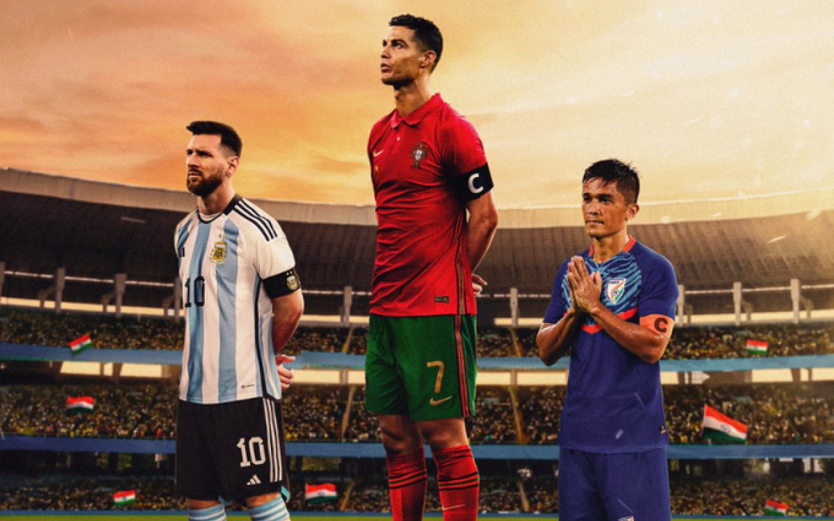 Retiring As A Legend Fifa Pay Tribute To Chhetri With Messi Ronaldo Comparison On Cricketnmore